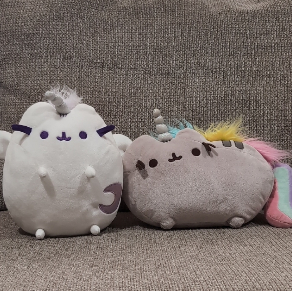 Pusheenicorn Super And Rainbow Besties Plush Set